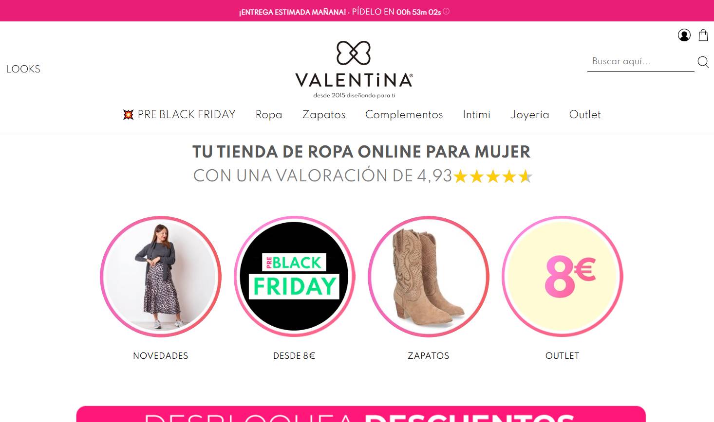 La Tienda de Valentina, a fashion store on Shopify Plus